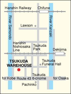 Map Tsukuda Warehouse 